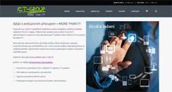 Desktop Screenshot of ict-group.cz